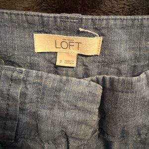 Ann Taylor light denim shorts EUC